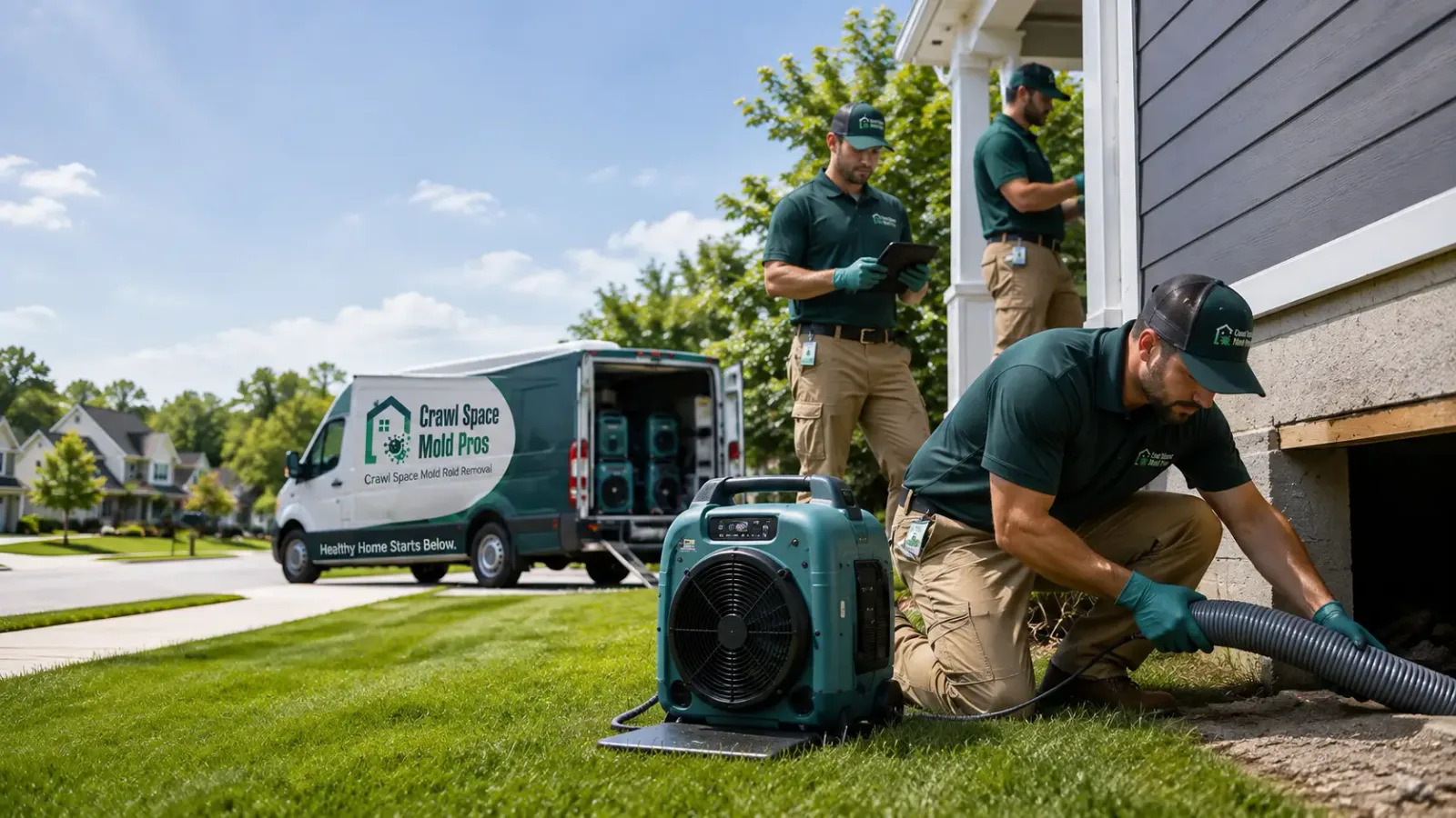 Crawl Space Mold Removal in Henderson, TX
